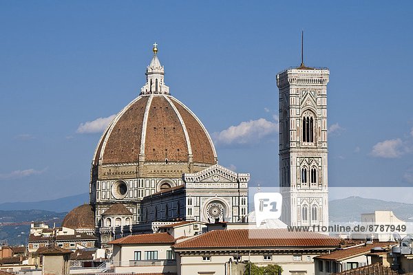 Landschaft Kathedrale Florenz Italien Toskana