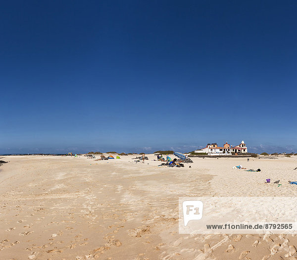 Spain  Europe  Fuerteventura  Canary Islands  Los Lagos  El Cotillo  Beach  landscape  summer  beach  people