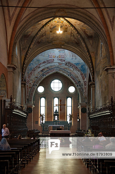 Italy  Lombardy  Milan  Chiaravalle Abbey  interiors                                                                                                                                                    