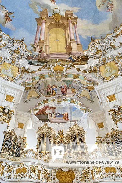 Germany  Bavaria  Steingaden  Wieskirche                                                                                                                                                                