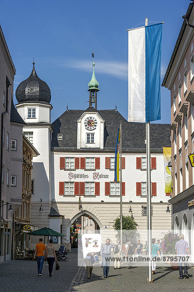 Municipal Museum in Mittertor  Rosenheim  Upper Bavaria  Bavaria  Germany