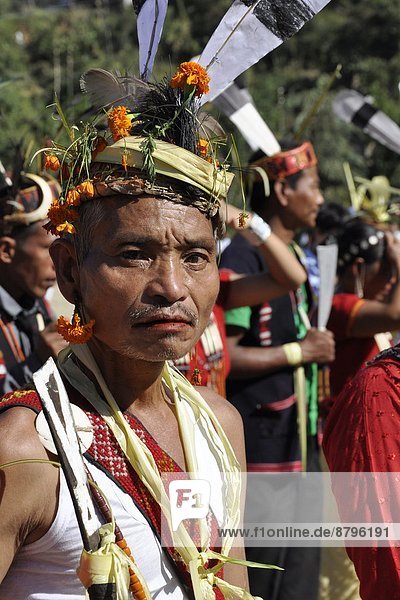 India  Arunachal Pradesh  Tirap region  Nocte tribe  Chalo Loku festival                                                                                                                                