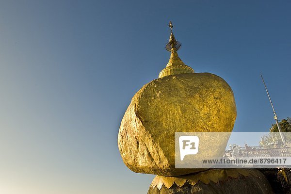 Myanmar  Kyaiktiyo  Golden Rock  landscape                                                                                                                                                              
