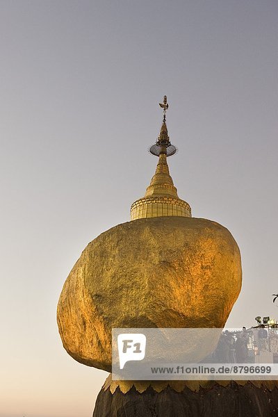 Myanmar  Kyaiktiyo  Golden Rock  landscape                                                                                                                                                              