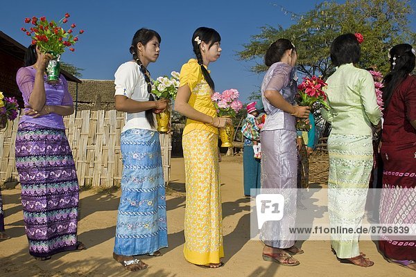 Mädchen , Festival , Myanmar , Nonne