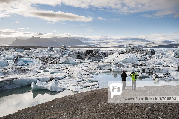 Jokulsarlon Glacier Lagoon  Iceland  Polar Regions