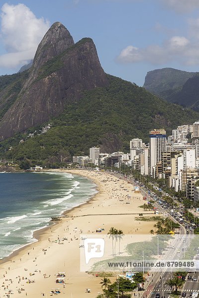 Ipanema Beach  Rio de Janeiro  Brazil  South America