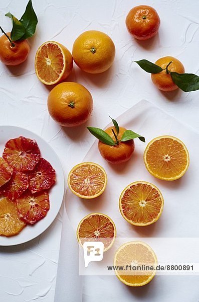 Orangen und Clementinen