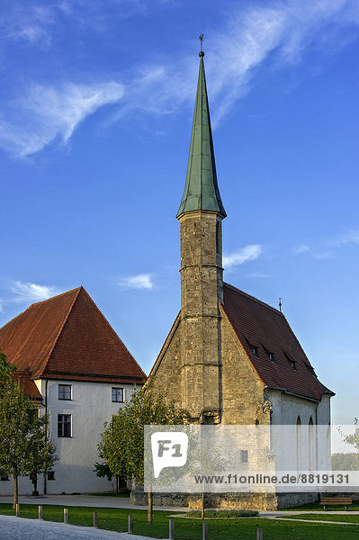 Äußere Burgkapelle  sog. Hedwigskapelle  5. Burghof  Burg zu Burghausen  Oberbayern  Bayern  Deutschland