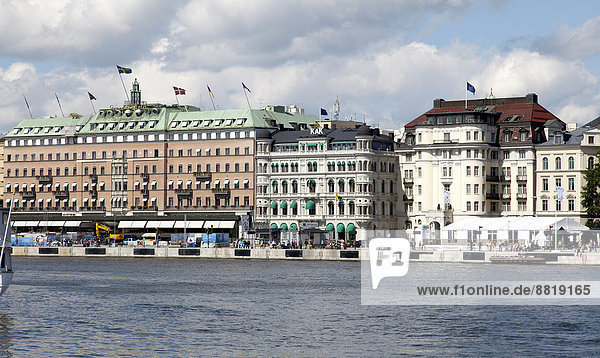 Grand Hotel und Bolindersches Palais  Bolinderska palatset  Södra Blasieholmshamnen  Stockholm  Stockholms län  Schweden