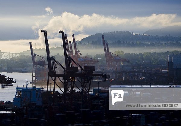 Kanada,  Vancouver,  Containerhafen