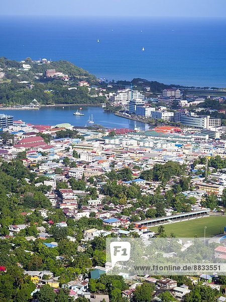 Karibik  Kleine Antillen  Saint Lucia  Castries  Containerhafen