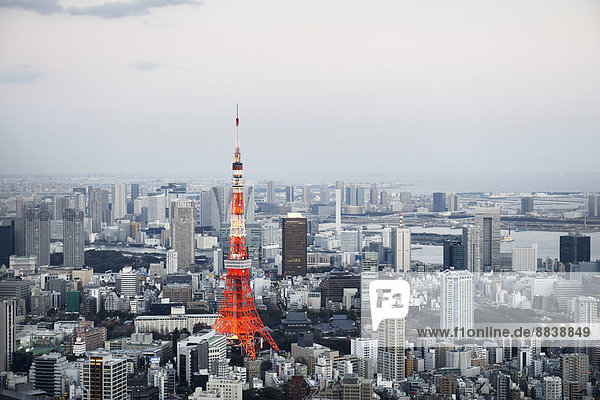 Tokyo Tower Stadtbild Tokio Japan