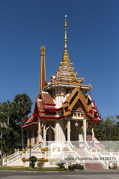 Krematorium des Wat Photisomphon  Tempel Bodhisomphon  Udon Thani  Isan  Thailand