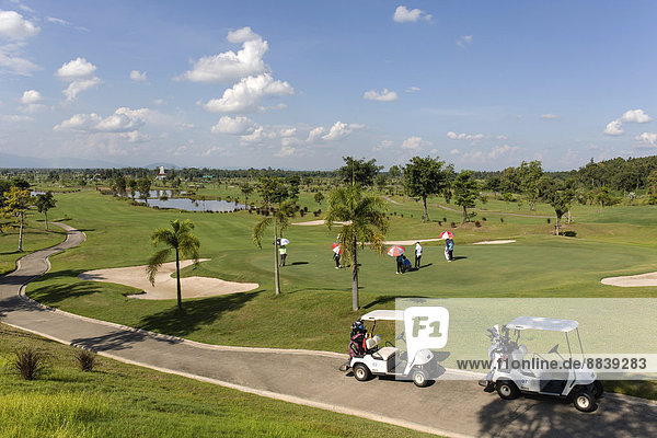 Golfplatz Happy City Golf Resort  Chiang Rai  Provinz Chiang Rai  Nordthailand  Thailand