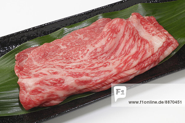 Raw Japanese beef