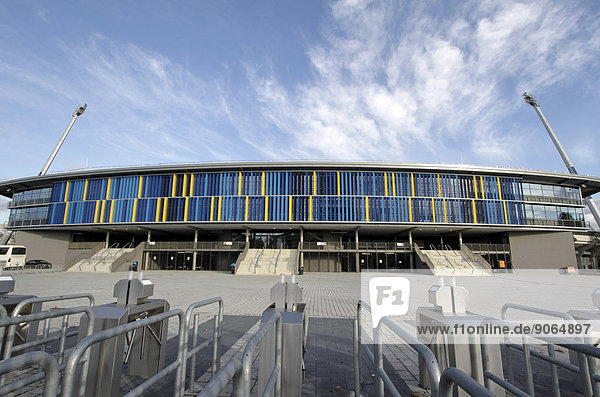 Eintracht-Stadion an der Hamburger Straße mit neuer Front  Braunschweig  Niedersachsen  Deutschland