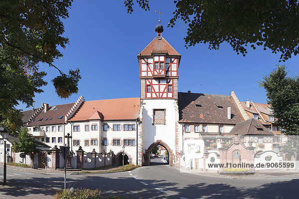 Historisches Stadttor  Bräunlingen  Schwarzwald  Baden-Württemberg  Deutschland