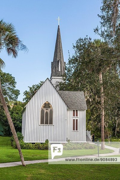 St. Mary's Episcopal Church was built in 1879 along the banks of the St. Johns River in Green Cove Springs  Florida.