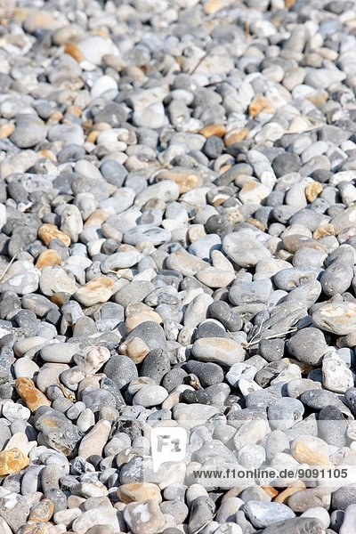 Beach pebbles  France.