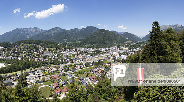 Österreich  Oberösterreich  Blick vom Siriuskogel auf Bad Ischl