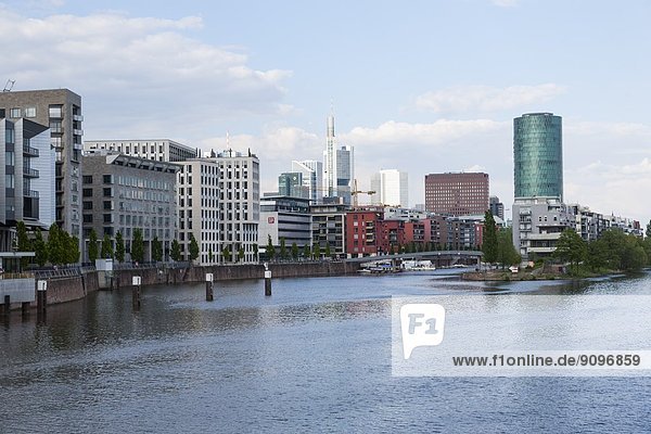 Westhafen  Frankfurt am Main  Hessen  Deutschland  Europa