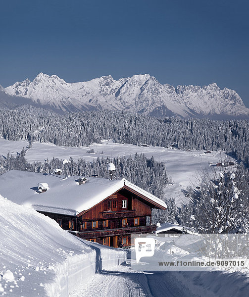 Winterlandschaft  Wildschönau  Tirol  Österreich