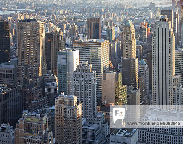 New York City Skyline New York Vereinigte Staaten von Amerika