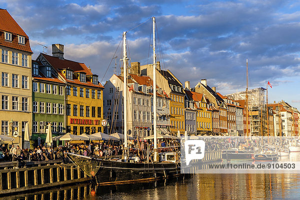 Nyhavn canal  Copenhagen  Capital Region of Denmark  Denmark