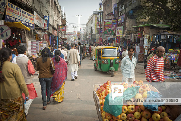 The very congested streets of Varanasi  India