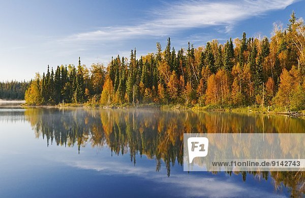 Autumn  Dickens Lake  Saskatchewan  Canada