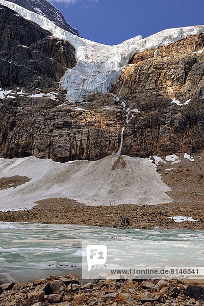 See  Eis  Mount Edith Cavell  Jasper Nationalpark  Alberta  Kanada