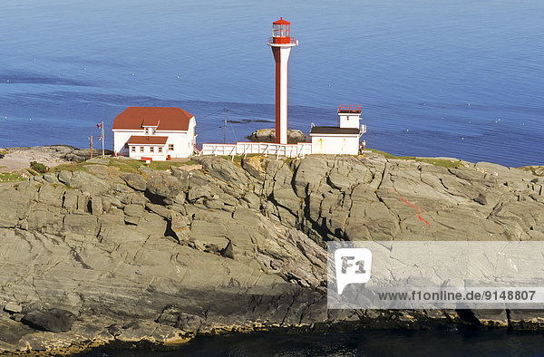 Leuchtturm Fernsehantenne Bay of Fundy Kanada Nova Scotia Neuschottland