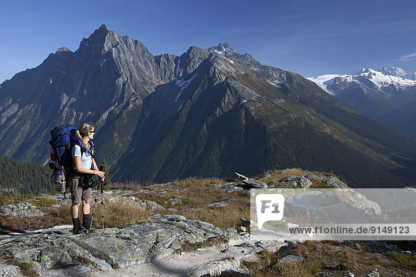 Rucksackurlaub  Berg  Mount Sir Donald  British Columbia  Kanada  Glacier Nationalpark