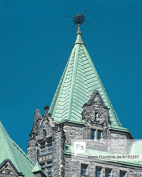 SPIRE DETAIL  CONFEDERATION BUILDING  PARLIAMENT OF CANADA  OTTAWA  Ontario  Canada