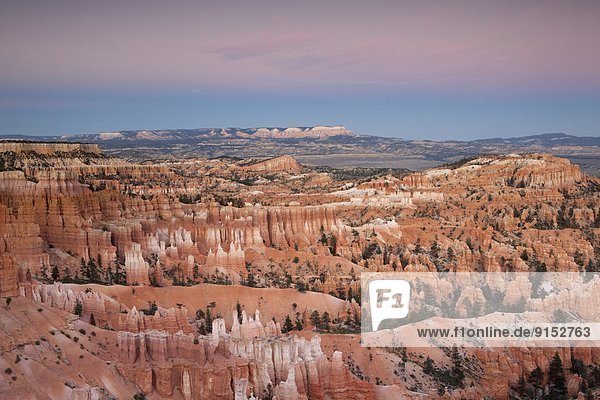 Vereinigte Staaten von Amerika  USA  Sonnenuntergang  Hoodoo  Bryce Canyon Nationalpark  Schlucht  Utah