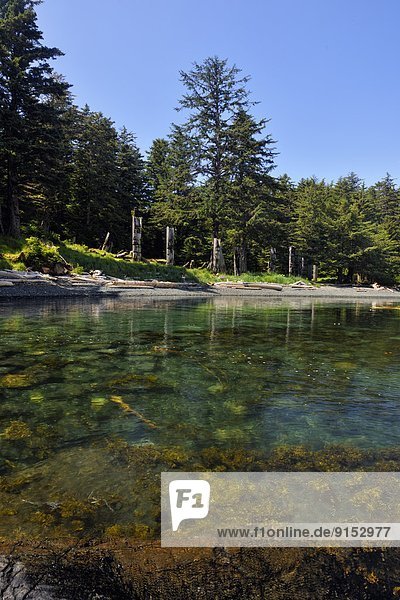 Nationalpark Stange vorwärts Gewölbe UNESCO-Welterbe Queen Charlotte Islands British Columbia Kanada