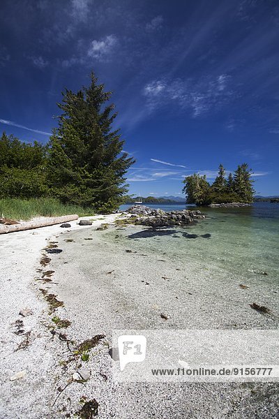 durchsichtig,  transparent,  transparente,  transparentes , Wasser , Strand , grüßen , weiß , Sand , Insel , Gast , British Columbia , zerbrochen , Kanada , Vancouver Island