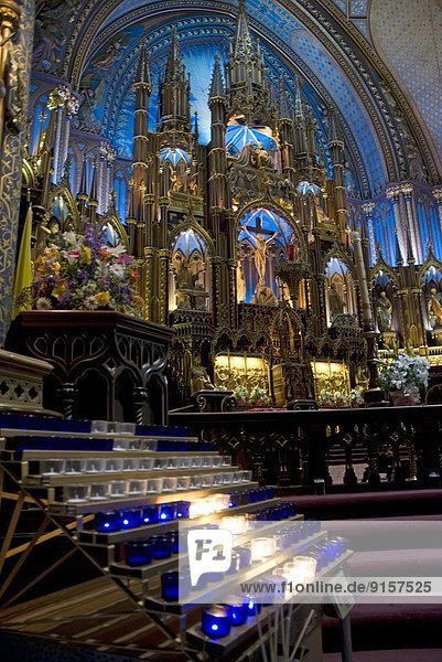 Interior of Notre-Dame Basilica (Montreal)