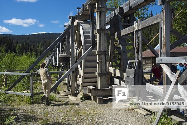 Historic gold rush townsite of Barkerville. Cariboo Region  British Columbia. Canada