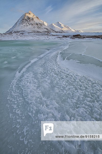 entfernt  Fluss  gefroren  Yukon