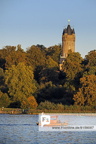 Flatowturm im Park Babelsberg  Potsdam  Brandenburg  Deutschland