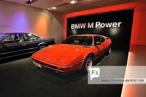 BMW M1  BMW-Museum  München  Oberbayern  Bayern  Deutschland