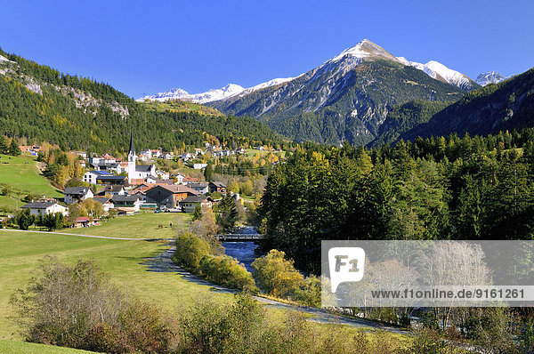 Ortsansicht Surava  Bezirk Albula  Kanton Graubünden  Schweiz