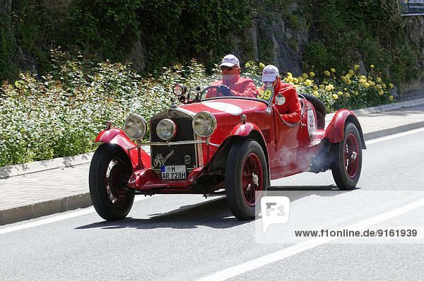 Mille Miglia 2014 oder 1000 Miglia  Nr. 39  Alfa Romeo 6C 1500 S James Young  Baujahr 1928  Oldtimer-Autorennen  San Marino  Italien