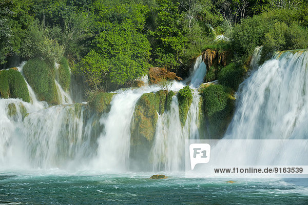 Wasserfall Skradinski buk  Nationalpark Krka  Dalmatien  Kroatien