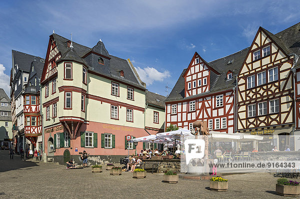 Gebäude Quadrat Quadrate quadratisch quadratisches quadratischer Deutschland Hälfte Hessen Limburg an der Lahn