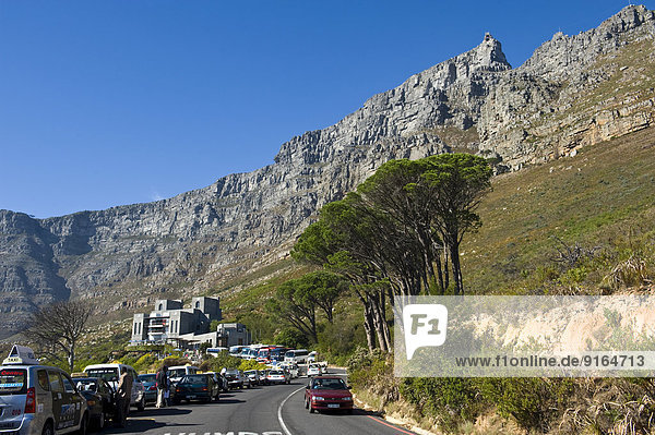 Südliches Afrika Südafrika Berg Tisch Kapstadt Haltestelle Haltepunkt Station Western Cape Westkap