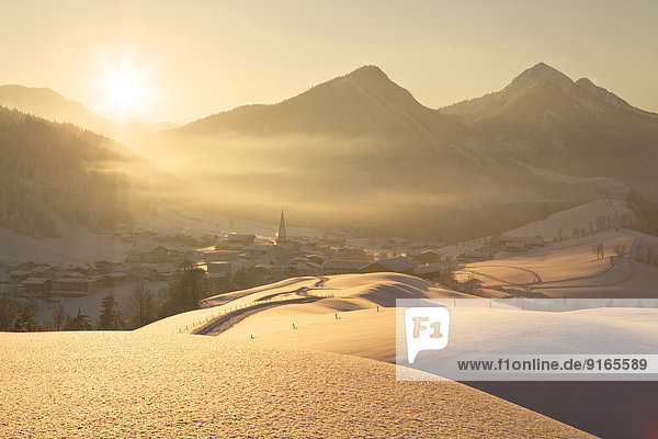 Hinterthiersee im Winter,  Tirol,  Österreich