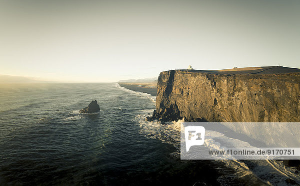 Iceland  Cliff near Dyrholaey